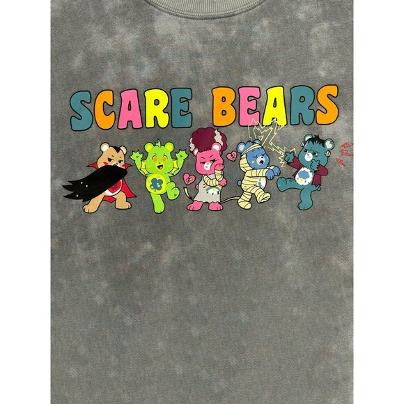 Care Bears X Universal Monsters Sweatshirt Womens Juniors Small 4-6 Gray - Picture 10 of 12